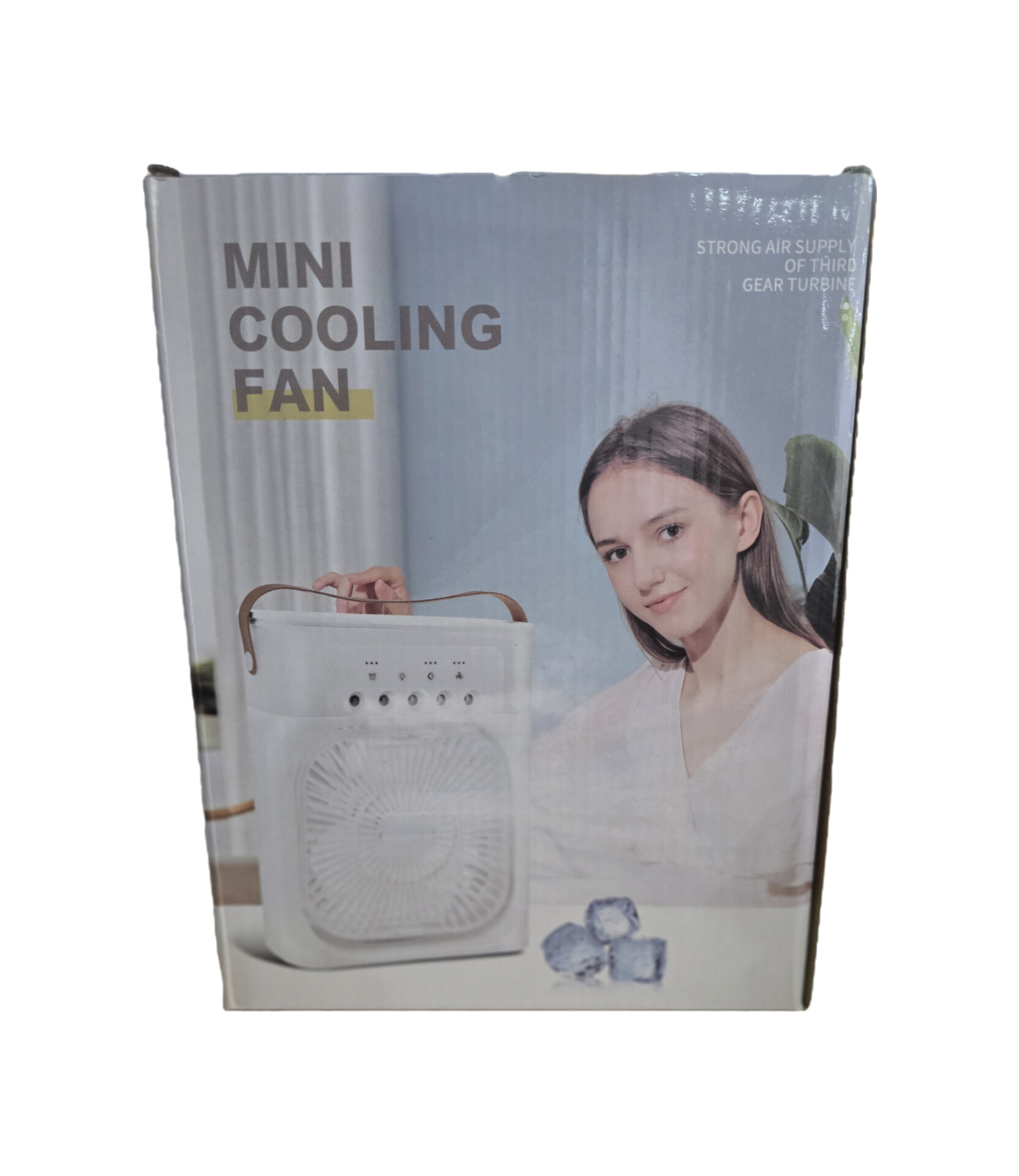 فن رومیزی ۱۰ وات با بخور، لایت و تایمر (اتصال USB)